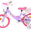 Volare unicorn kinderfiets - meisjes - 14 inch - paars - twee handremmen