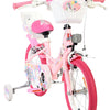 Volare unicorn kinderfiets - meisjes - 14 inch - roze - twee handremmen