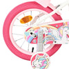 Volare unicorn kinderfiets - meisjes - 14 inch - wit