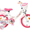 Volare unicorn kinderfiets - meisjes - 14 inch - wit - twee handremmen