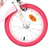 Volare unicorn kinderfiets - meisjes - 14 inch - wit - twee handremmen