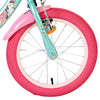 Volare unicorn kinderfiets - meisjes - 16 inch - groen