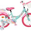 Volare unicorn kinderfiets - meisjes - 16 inch - groen - twee handremmen