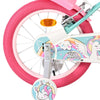 Volare unicorn kinderfiets - meisjes - 16 inch - groen - twee handremmen