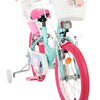 Volare unicorn kinderfiets - meisjes - 16 inch - groen - twee handremmen