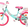 Volare unicorn kinderfiets - meisjes - 16 inch - groen - twee handremmen