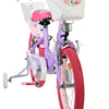 Volare unicorn kinderfiets - meisjes - 16 inch - paars - twee handremmen