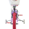 Volare unicorn kinderfiets - meisjes - 16 inch - paars - twee handremmen