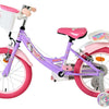 Volare unicorn kinderfiets - meisjes - 16 inch - paars - twee handremmen