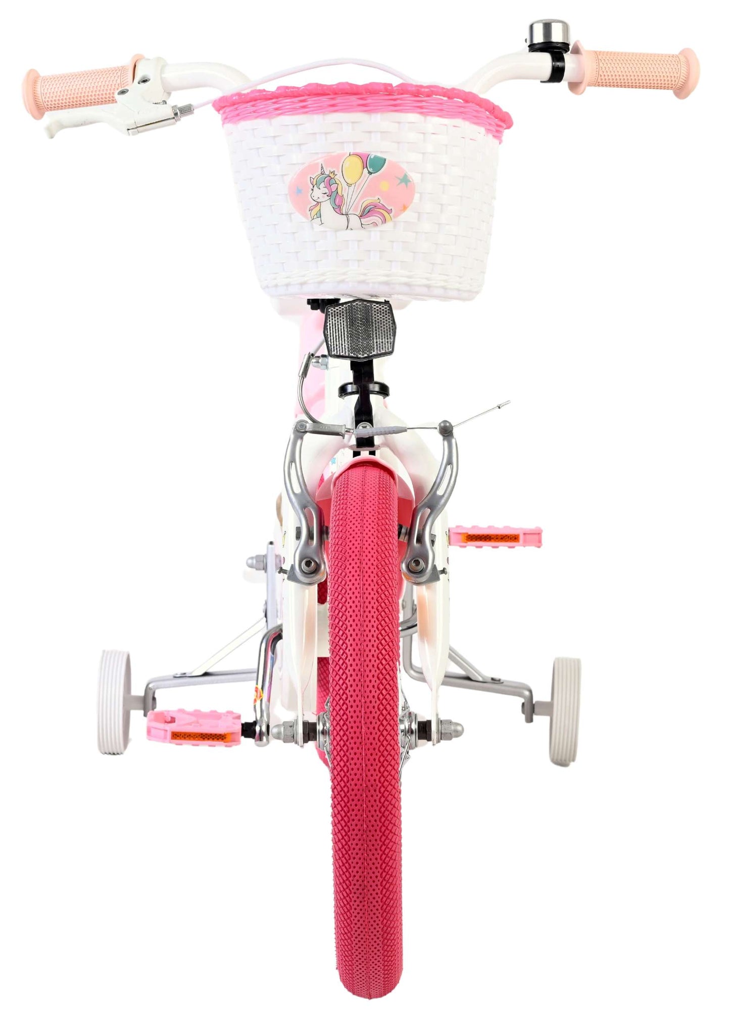 Volare unicorn kinderfiets - meisjes - 16 inch - wit
