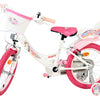 Volare unicorn kinderfiets - meisjes - 16 inch - wit - twee handremmen