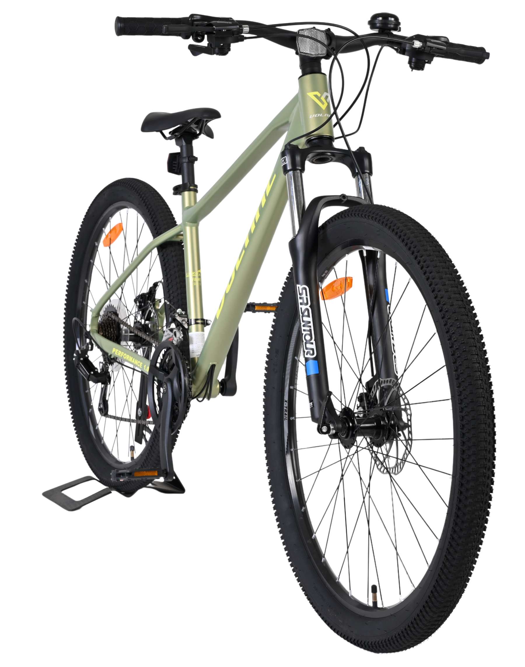 Volare x-trail mtb – jongens – 27,5 inch - xs – groen – 21 speed
