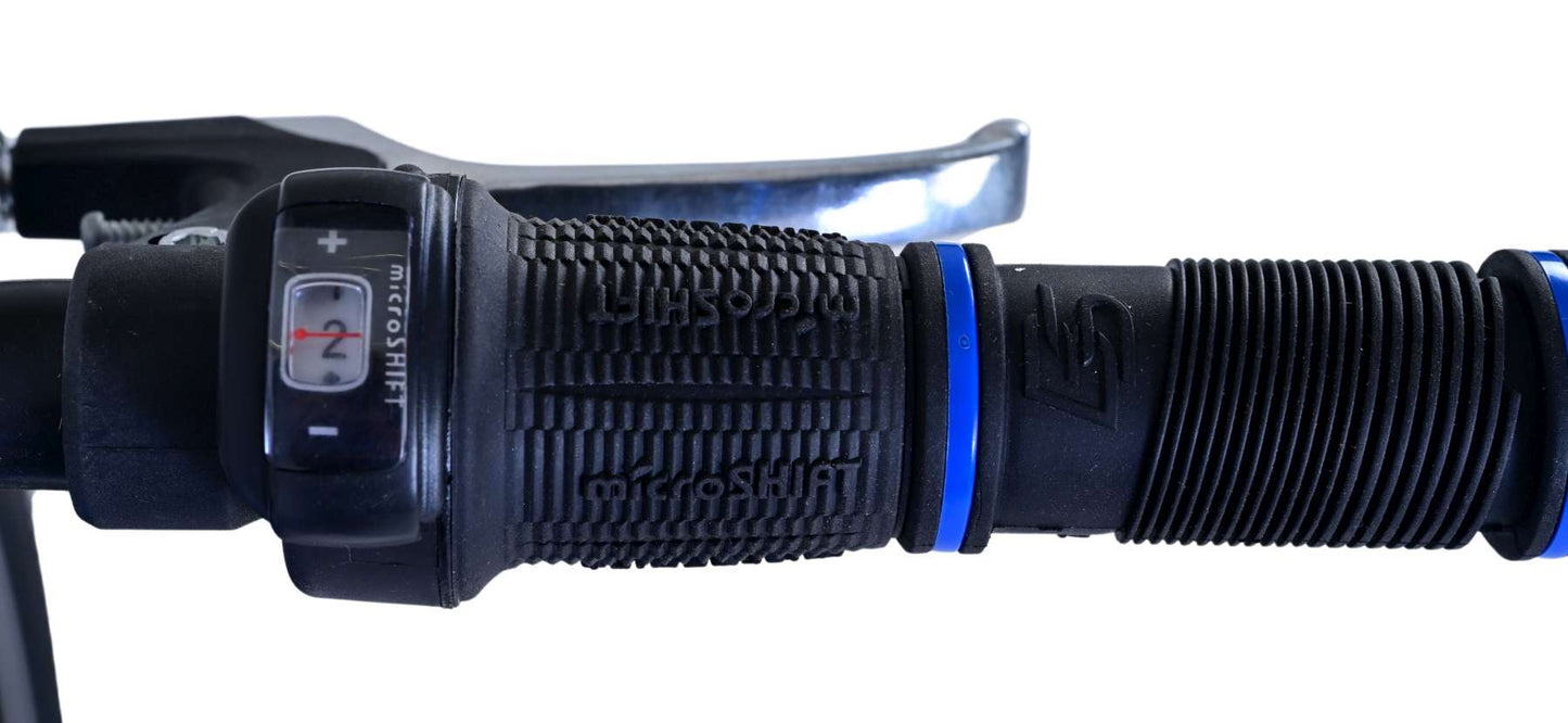 Volare xc race kinderfiets - 20 inch - 7 speed - blauw grijs