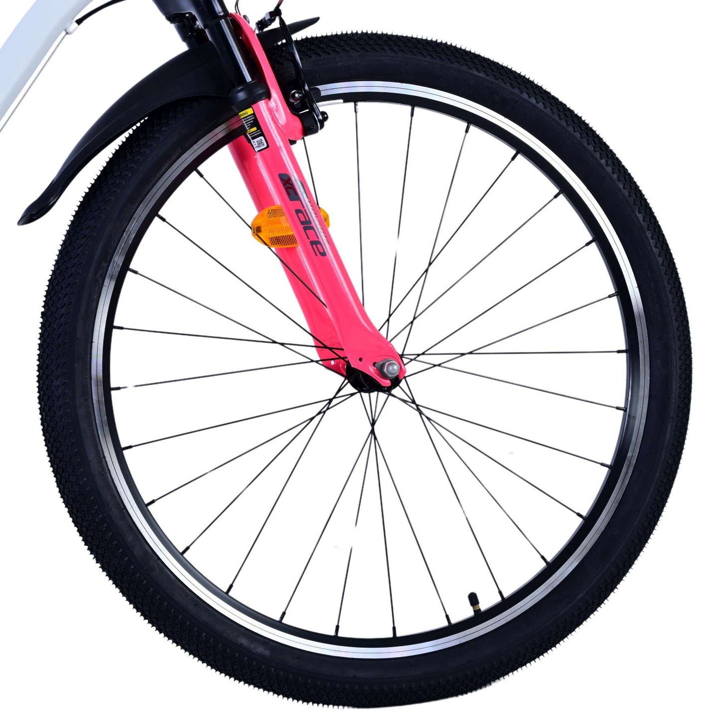 Volare xc race kinderfiets - 26 inch - 21 speed - wit roze
