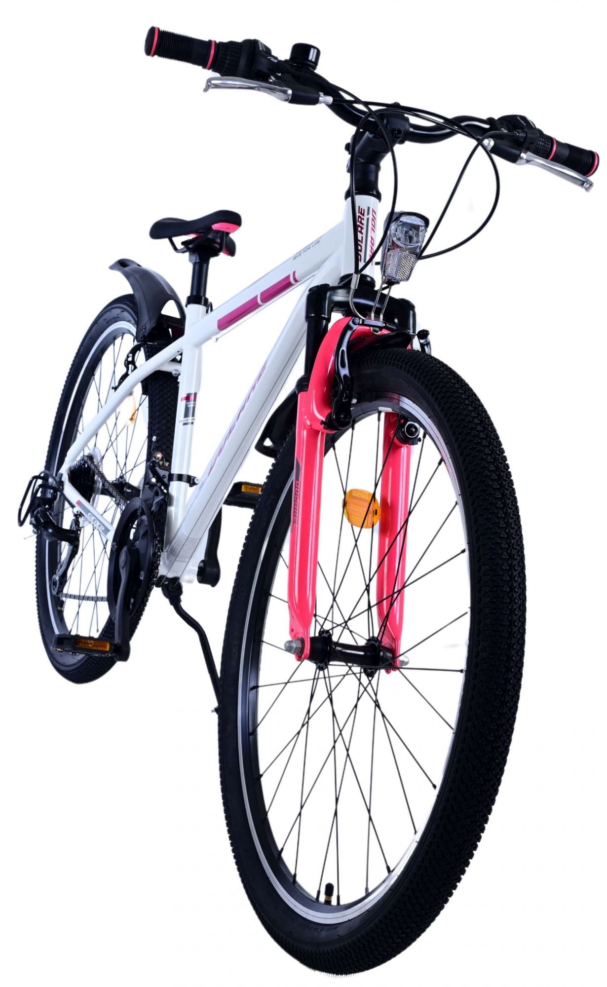 Volare xc race kinderfiets - 26 inch - 21 speed - wit roze