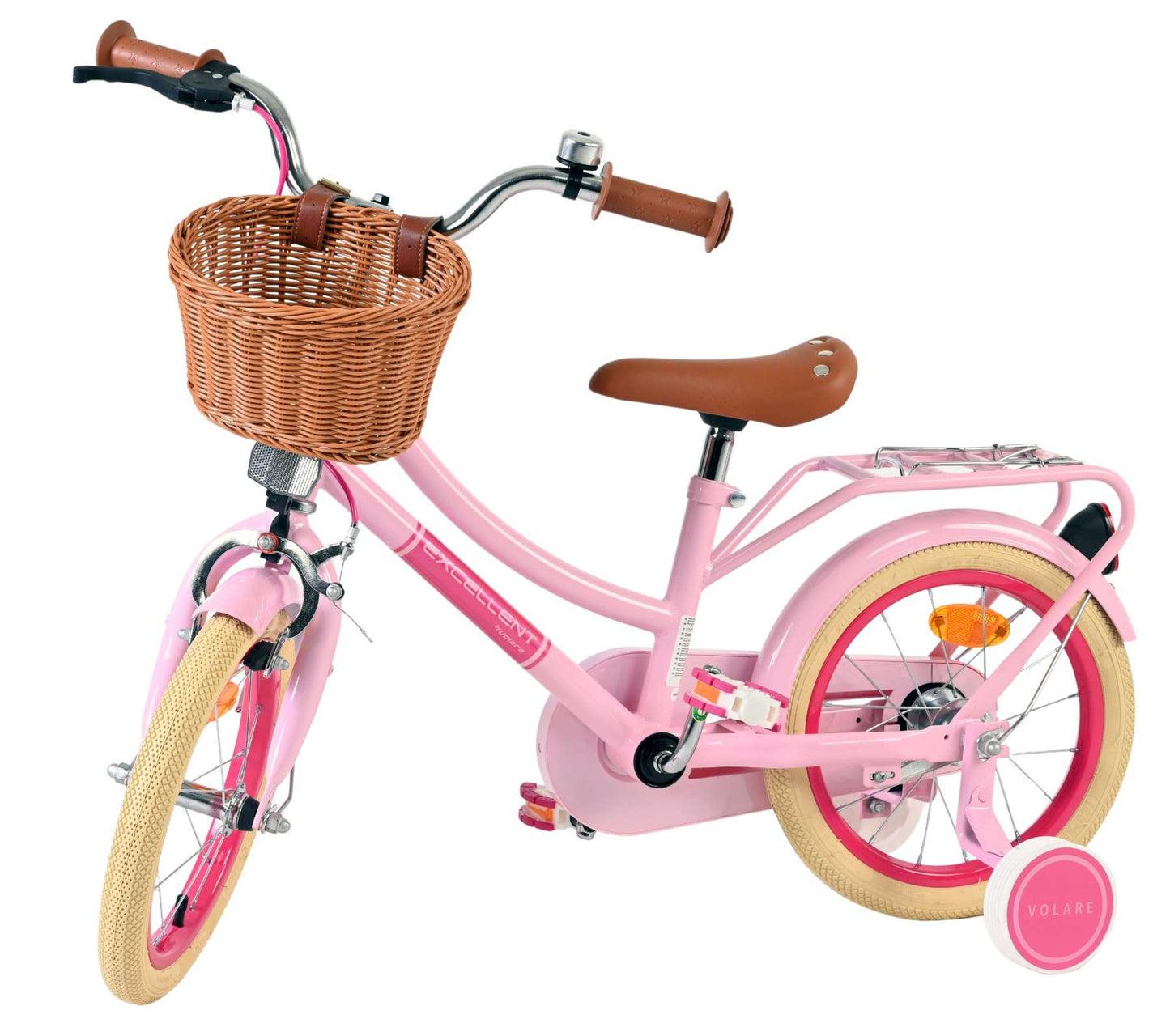 Volare excellent kinderfiets - meisjes - 14 inch - roze