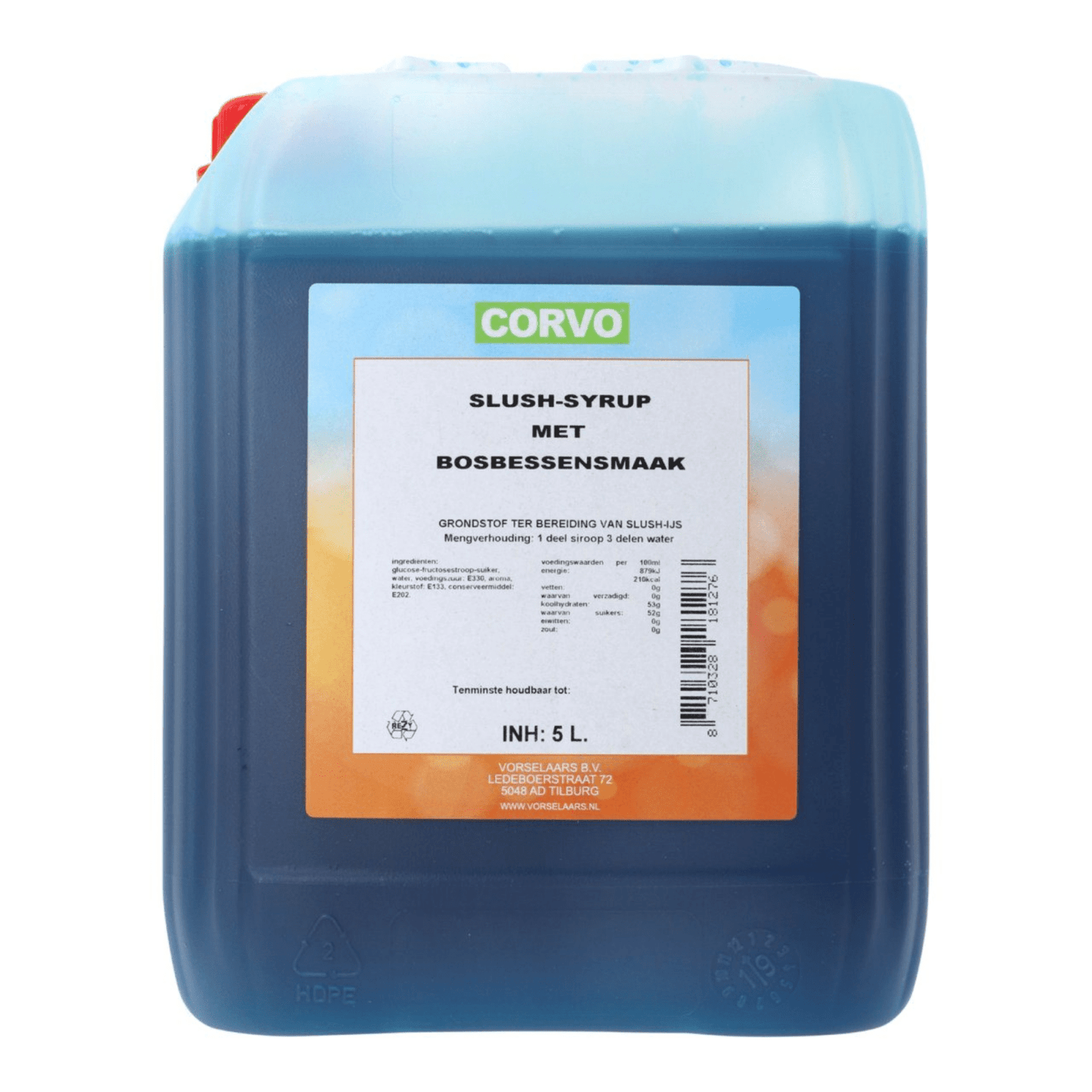 Corvo slush siroop bosbessen (5 liter)