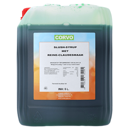 Corvo slush siroop reine claude (5 liter)