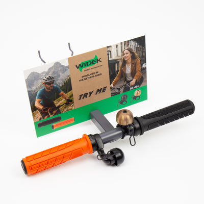 Qibbel widek wandpresentatiebeugel bel, bordje, perfo slat