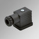 Metal work stekker standaard 22mm zwart