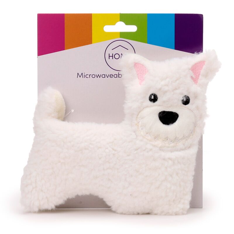 Westie hond magnetron heatpack lavendel tarwe
