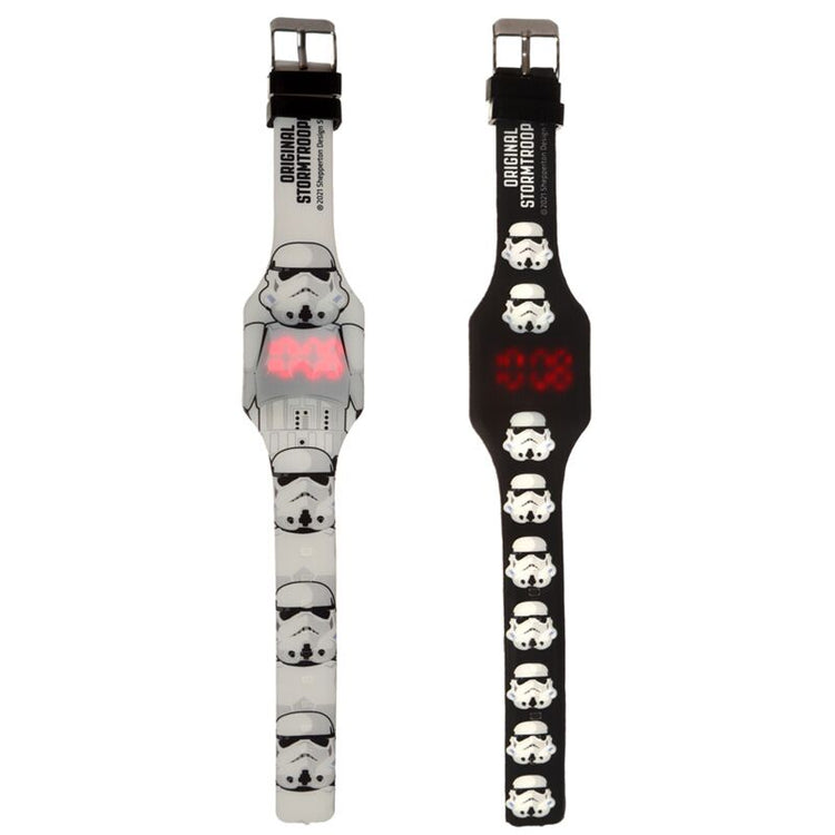 The original stormtrooper digitaal siliconen horloge