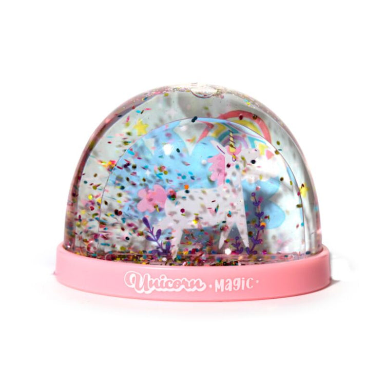 Unicorn magic medium glitter sneeuwbol
