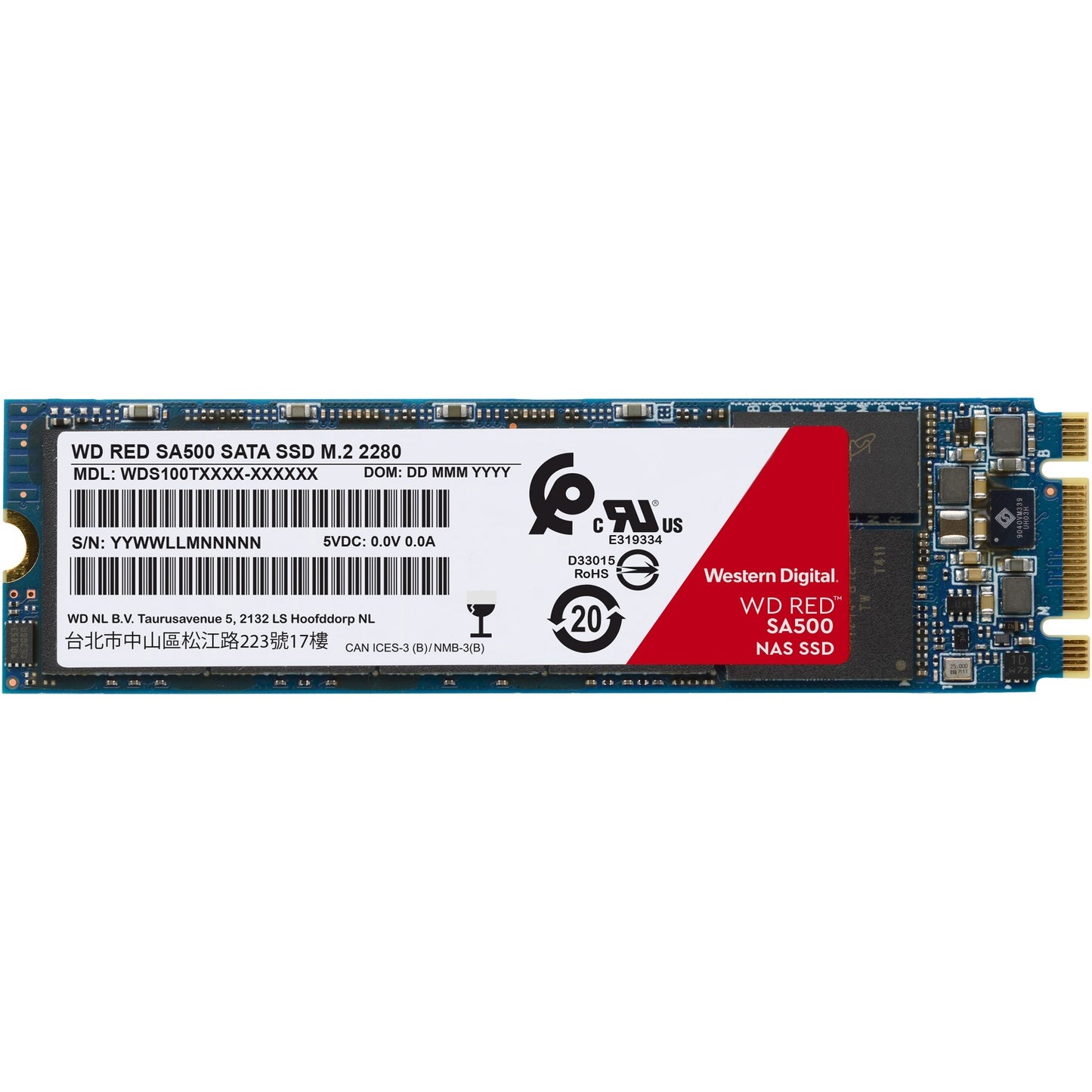 Wd red, 500 gb ssd (s500g1r0b, m.2 2280)