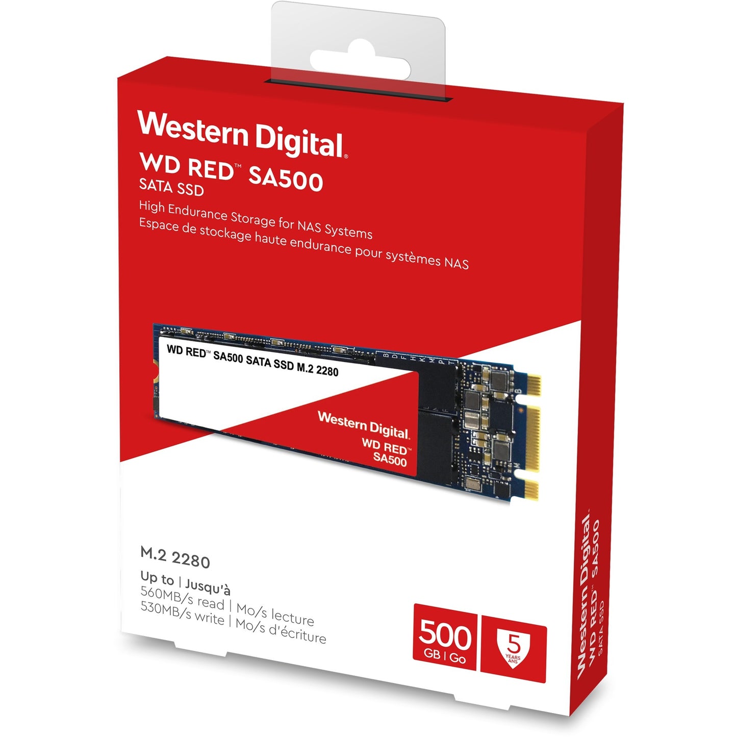 Wd red, 500 gb ssd (s500g1r0b, m.2 2280)