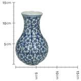 Kersten vaas aardewerk blue 13x7x7cm - afbeelding 2