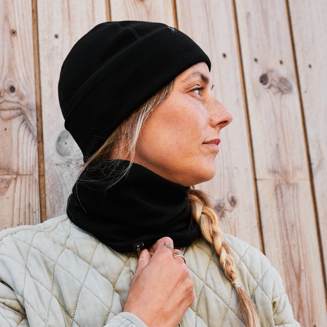 Weathergoods sweden muts merino hat black s m