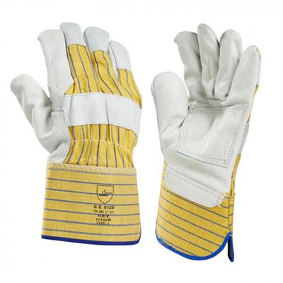 Werkhandschoen boxleder palmversterkt | 12 stuk stuks