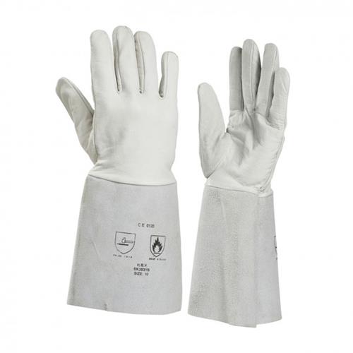 Lashandschoen tig soft touch (lang) mt10 | 12 stuks