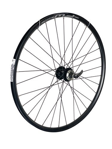 Rodi voorwiel 26x1.75 zwart schijfrem 6-gaats