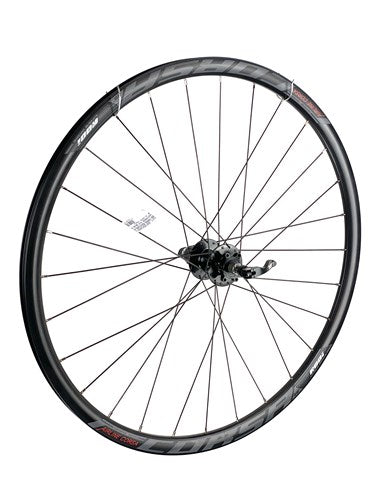 Achterwiel 28 inch race zwart 11v corsa 6-gaats schijfrem 28sp