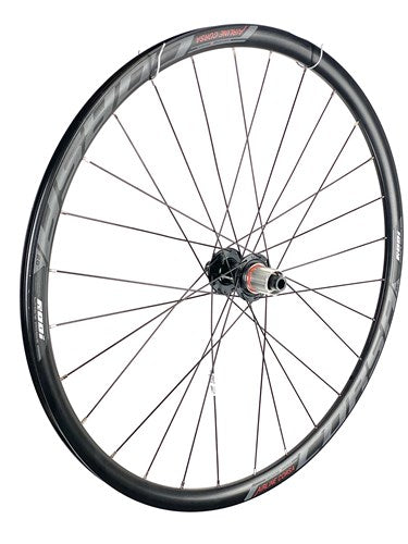 Achterwiel 28 inch race zwart 11v ta corsa 6-gaats schijfrem 28s