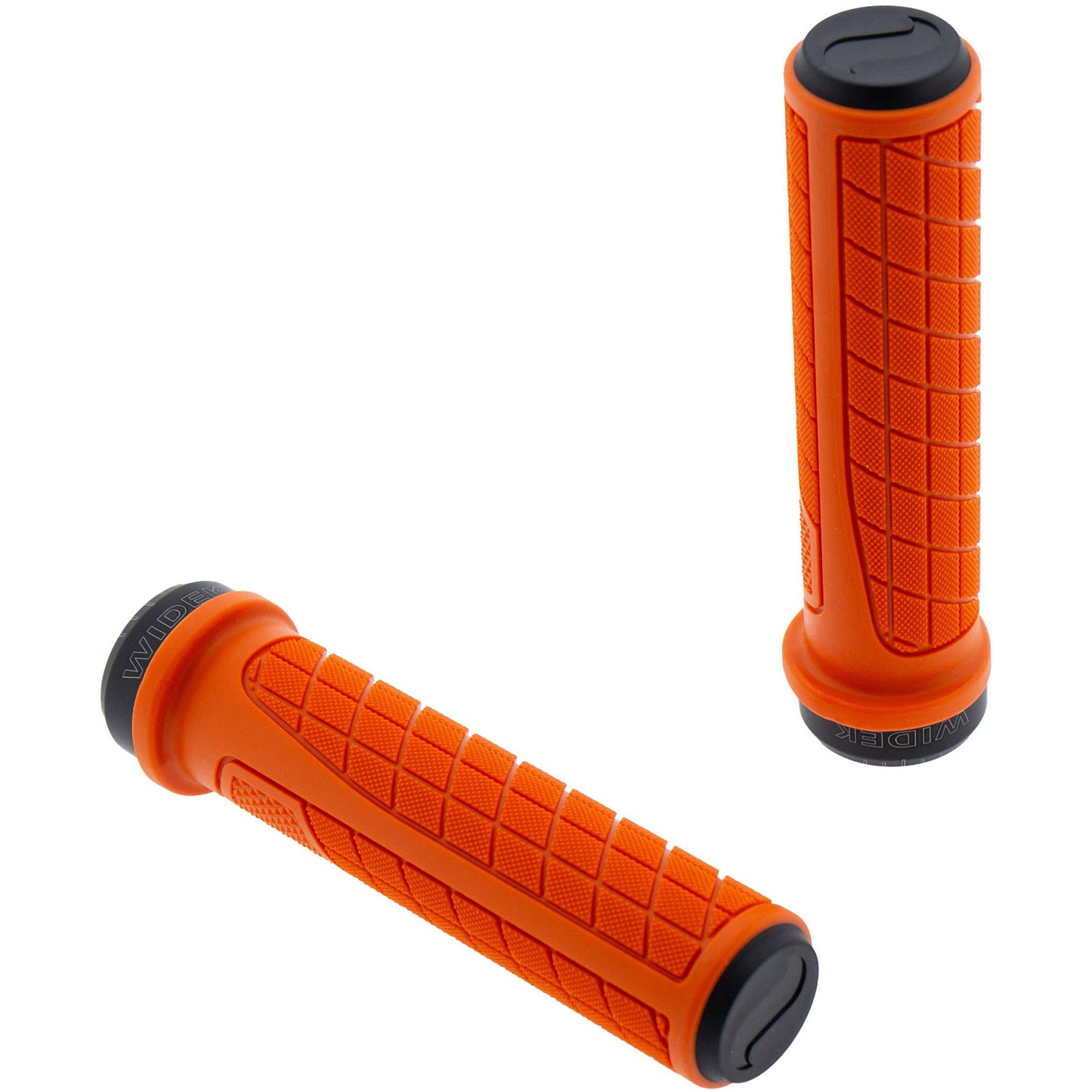 Widek handvatset the flow alu lock-ring zwart oranje