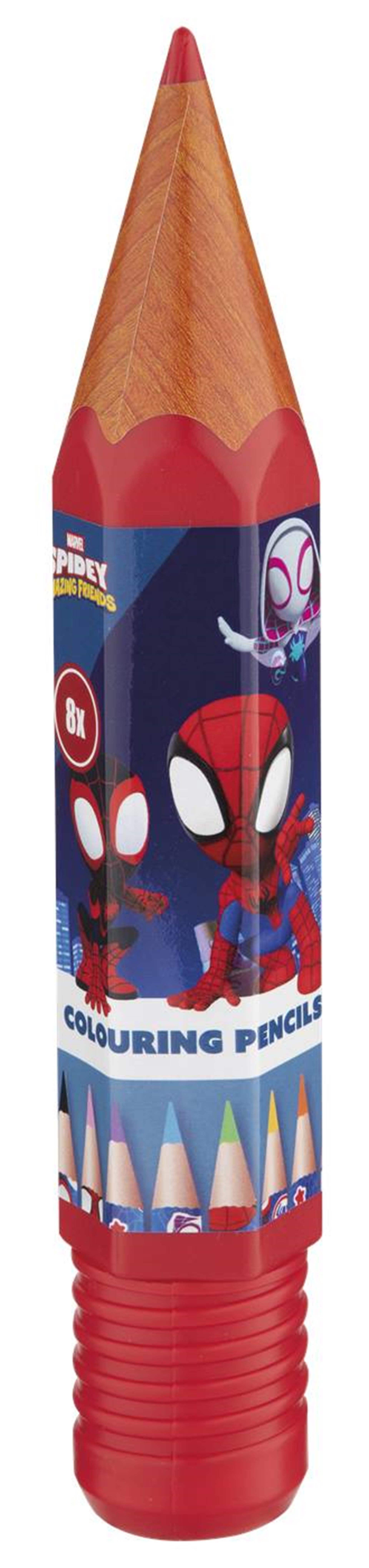 Disney spidey stitch frozen 8 kleurpotloden