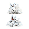 Wolf puppy trio