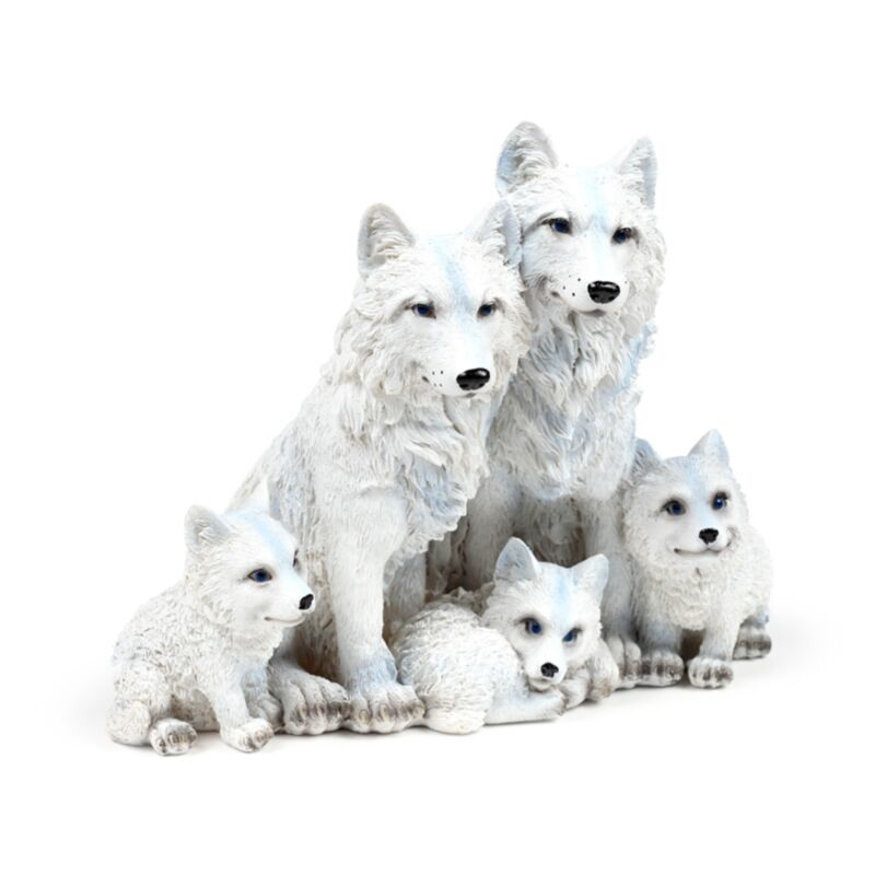 Wolf puppies familie