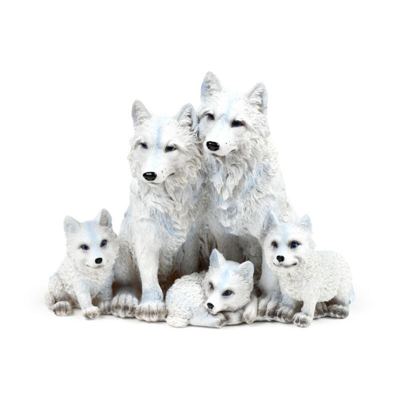 Wolf puppies familie