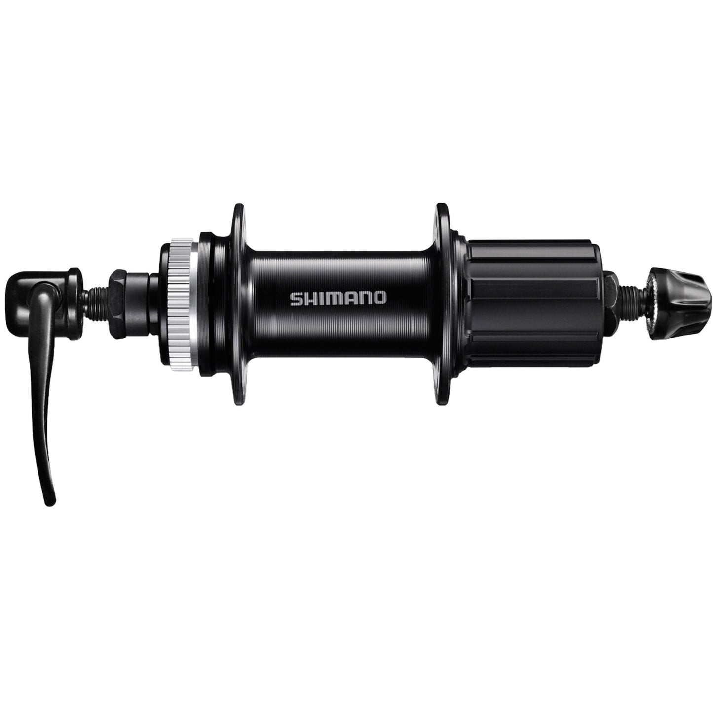 Shimano Achterwiel Rival 21-584 zwart disc QR 10v