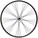 Velox voorwiel 28 m240 9x4 rvs - spaak zwart