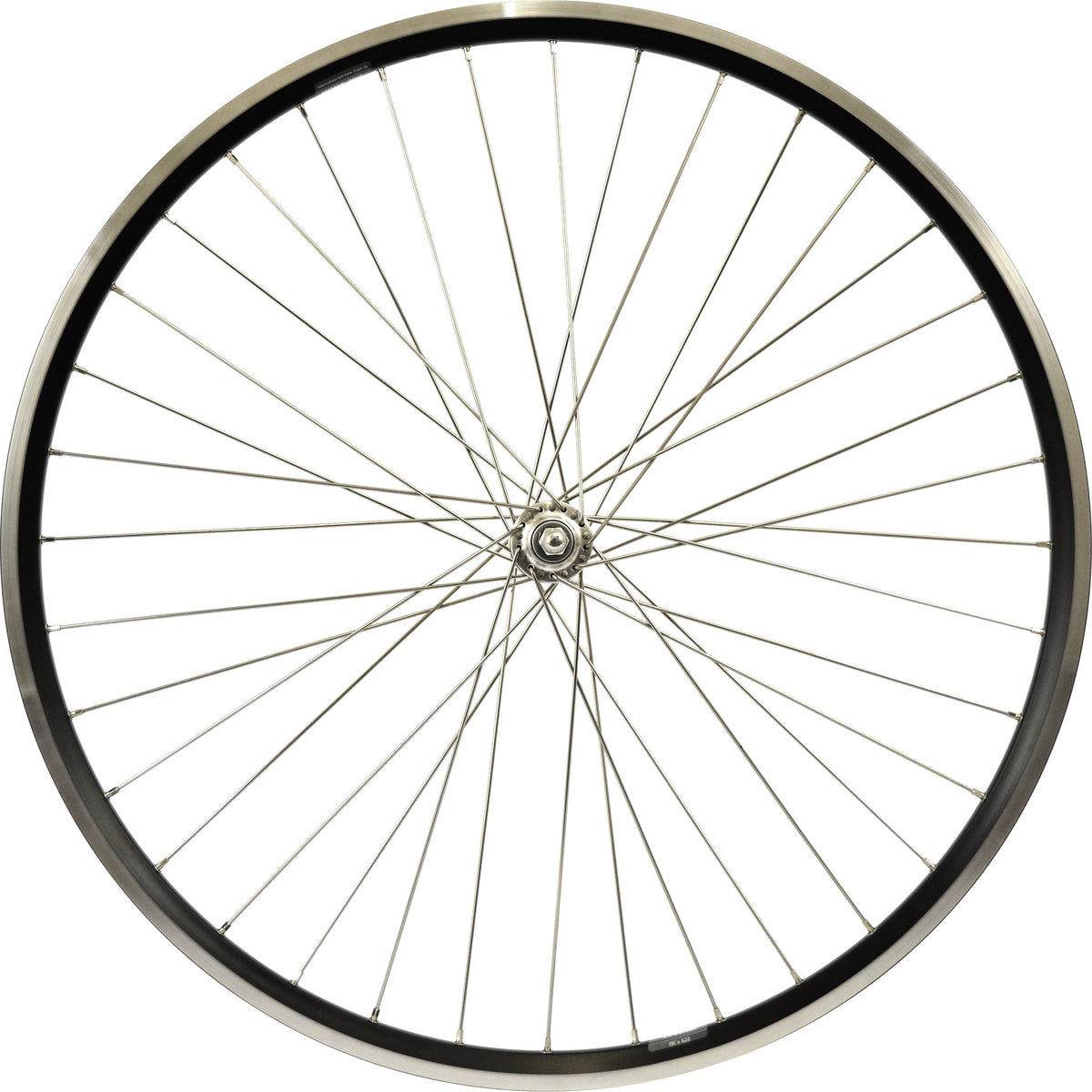 voorwiel 28 inch ZAC2000 aluminium zwart