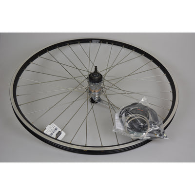 Achterwiel 28 nexus 3v rn zac 2000 rvs spaken zwart