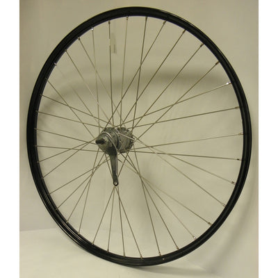 Achterwiel 28-15 8-13 8 Nexus 3V RN RVS spk zwart velg