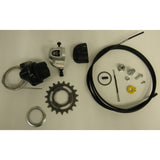 Achterwiel 28-15 8-13 8 Nexus 3V RN RVS spk zwart velg - afbeelding 2