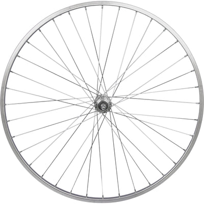 Roland achterwiel p24h 28 36g 7v pion vaste as alu zilv