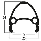 Roland achterwiel 28 euroline fhqc400 - afbeelding 3