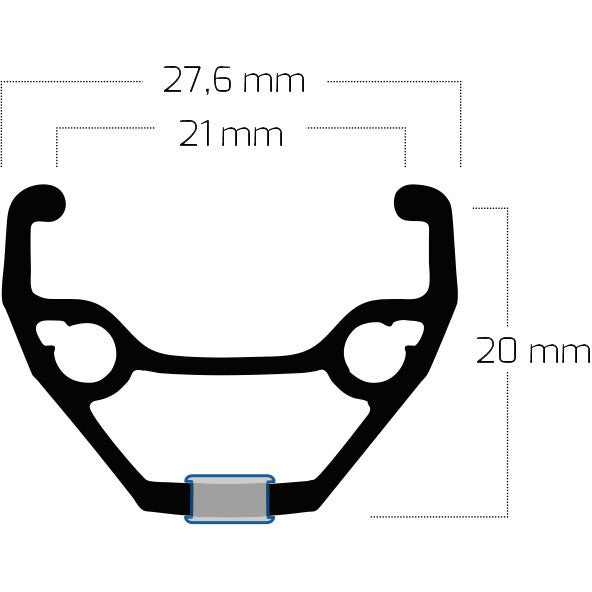 Roland achterwiel 28 36g ryde taurus21 nexus 8 remnaaf zwart